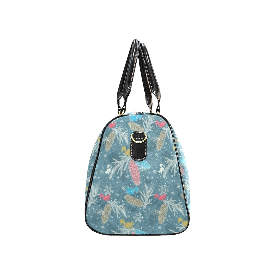Squirrel Pattern Print Design 01 Travel Bag