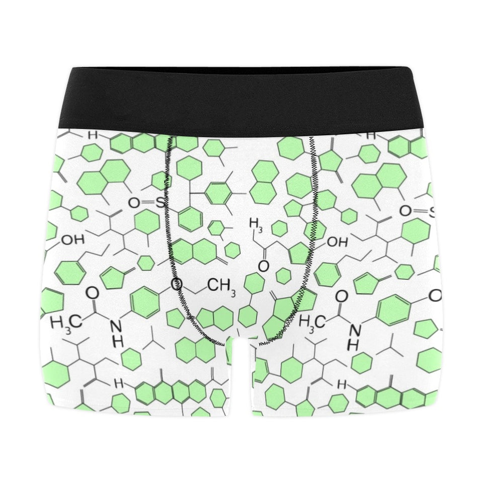 Chemistry Periodic Table Pattern Print Design 03 Men's All Over Print Boxer Briefs Men's Underwear