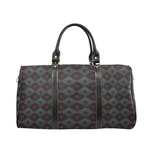 Casino Cards Suits Pattern Print Design 05 Travel Bag
