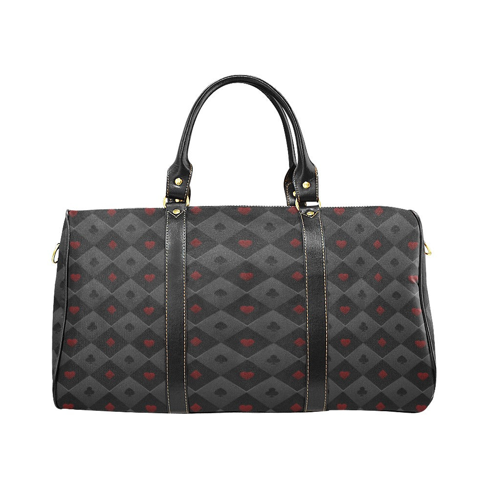 Casino Cards Suits Pattern Print Design 05 Travel Bag