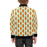 Carrot Pattern Print Design 03 Kids' Boys' Girls' Bomber Jacket