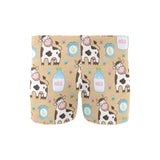 Cow bottle of milk pattern Men's Swimming Trunks