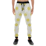 hand drawn sun pattern Unisex Casual Sweatpants