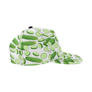 cucumber whole slices pattern All Over Print Snapback Cap