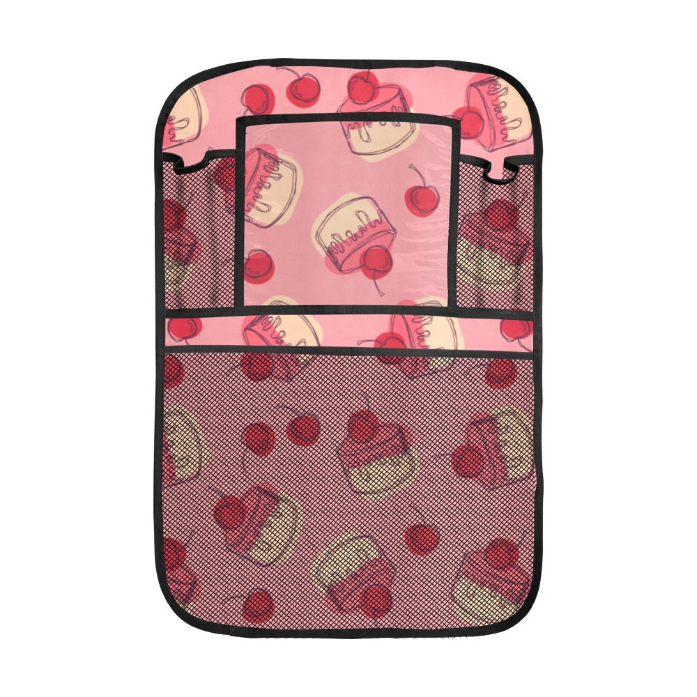 Cake cherry pattern Car Seat Back Organizer