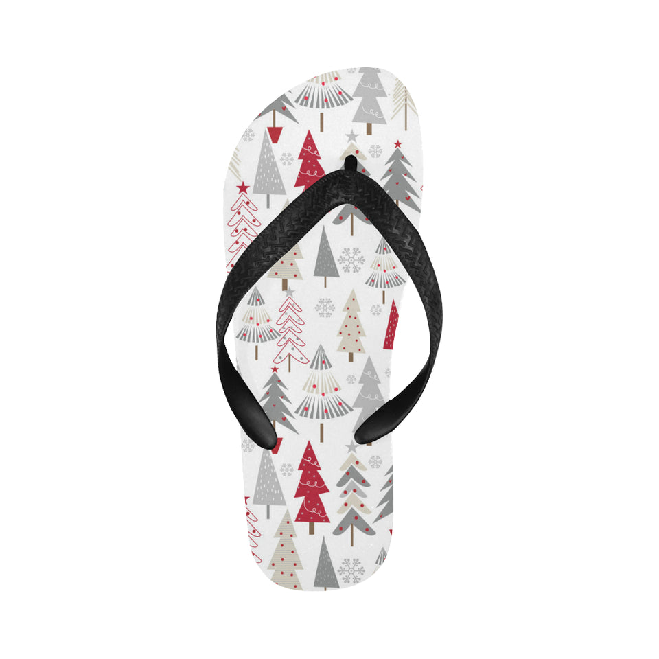 Cute Christmas tree pattern Unisex Flip Flops