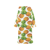 Pineapples design pattern Blanket Robe with Sleeves