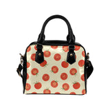 Tomato dot background Shoulder Handbag