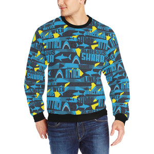 Shark dangerous Men's Crew Neck Sweatshirt