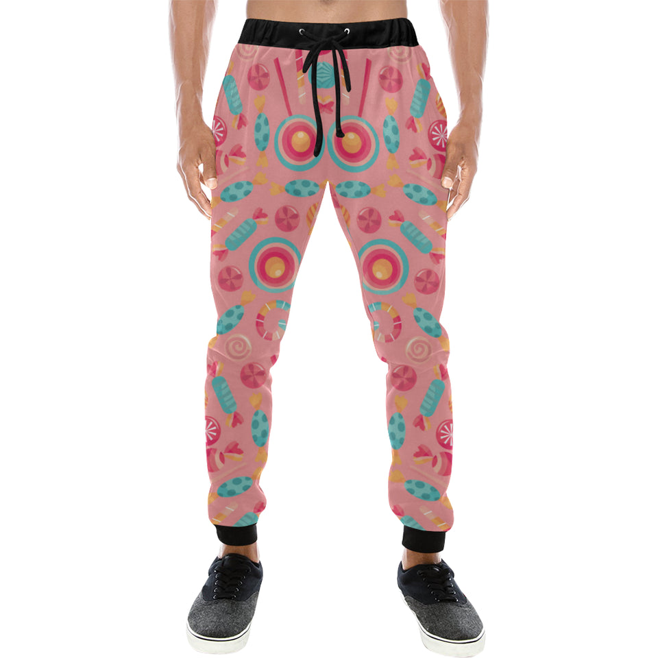 Colorful candy pattern Unisex Casual Sweatpants