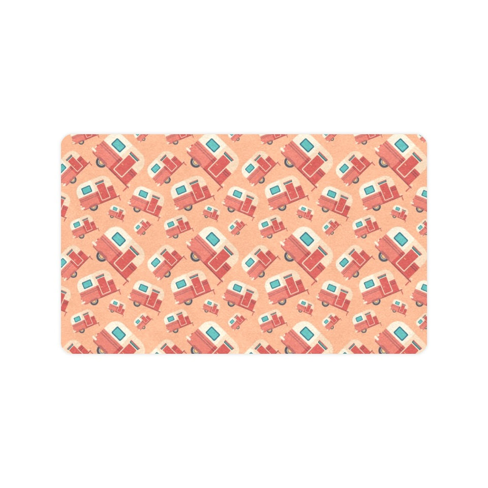 Camper Van Pattern Print Design 03 Doormat