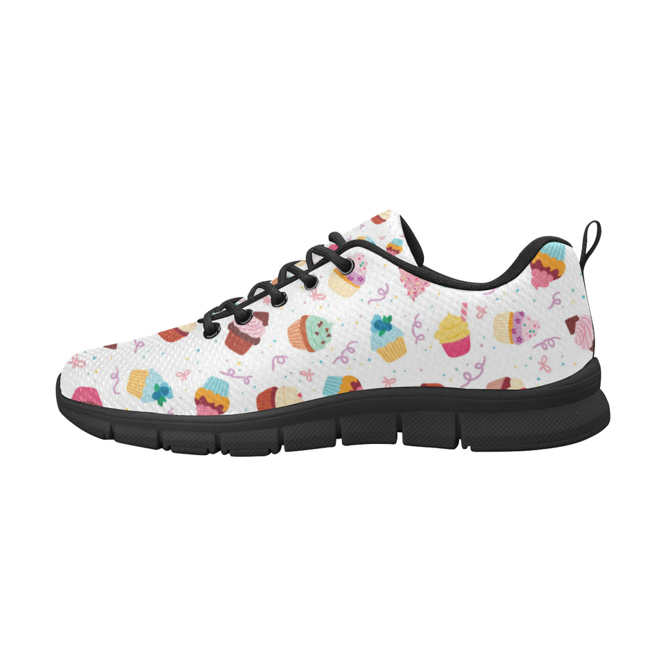 Cake cupcake design pattern Men's Sneaker Shoes