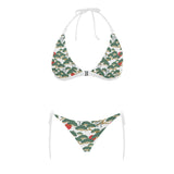 Bonsai red sun japanese pattern Sexy Bikinis Two-Piece Swimsuits