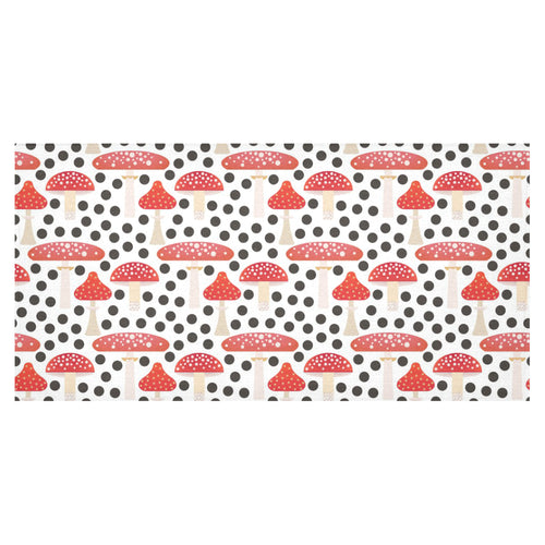 Red mushroom dot pattern Tablecloth