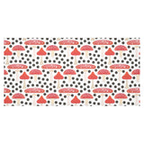 Red mushroom dot pattern Tablecloth