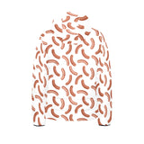 Sausage Pattern Print Design 04 Kids' Boys' Girls' Padded Hooded Jacket