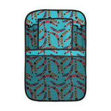 Boomerang Australian aboriginal ornament blue back Car Seat Back Organizer