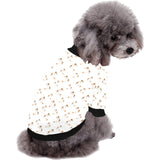 Jack Russel Pattern Print Design 05 All Over Print Pet Dog Round Neck Fuzzy Shirt