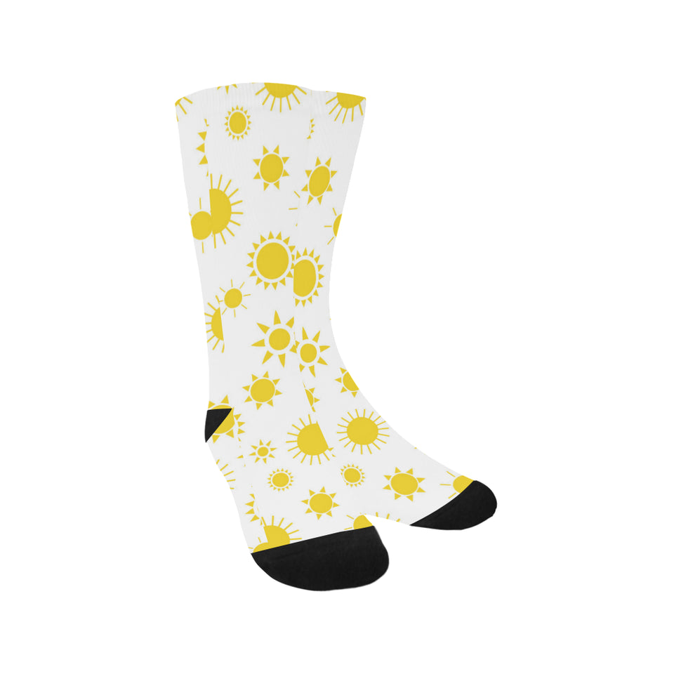 Sun pattern Crew Socks