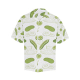 Cucumber sketch pattern Men's All Over Print Hawaiian Shirt