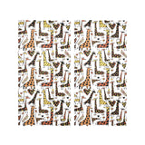 Giraffe Pattern Print Design 05 Gauze Curtain