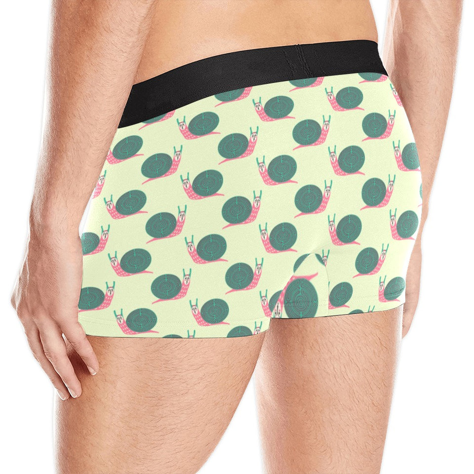 Snail Pattern Print Design 04 Men's All Over Print Boxer Briefs Men's Underwear