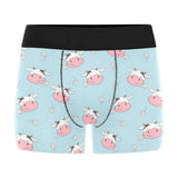Cute cow flower pattern Men's All Over Print Boxer Briefs Men's Underwear