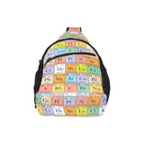 Chemistry Periodic Table Pattern Print Design 01 All Over Print Chest Bag