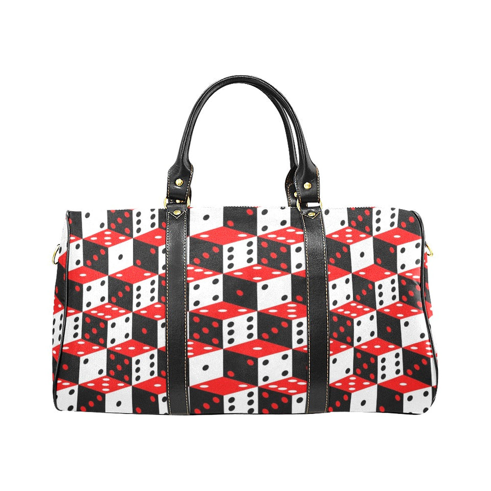 Dice Pattern Print Design 02 Travel Bag