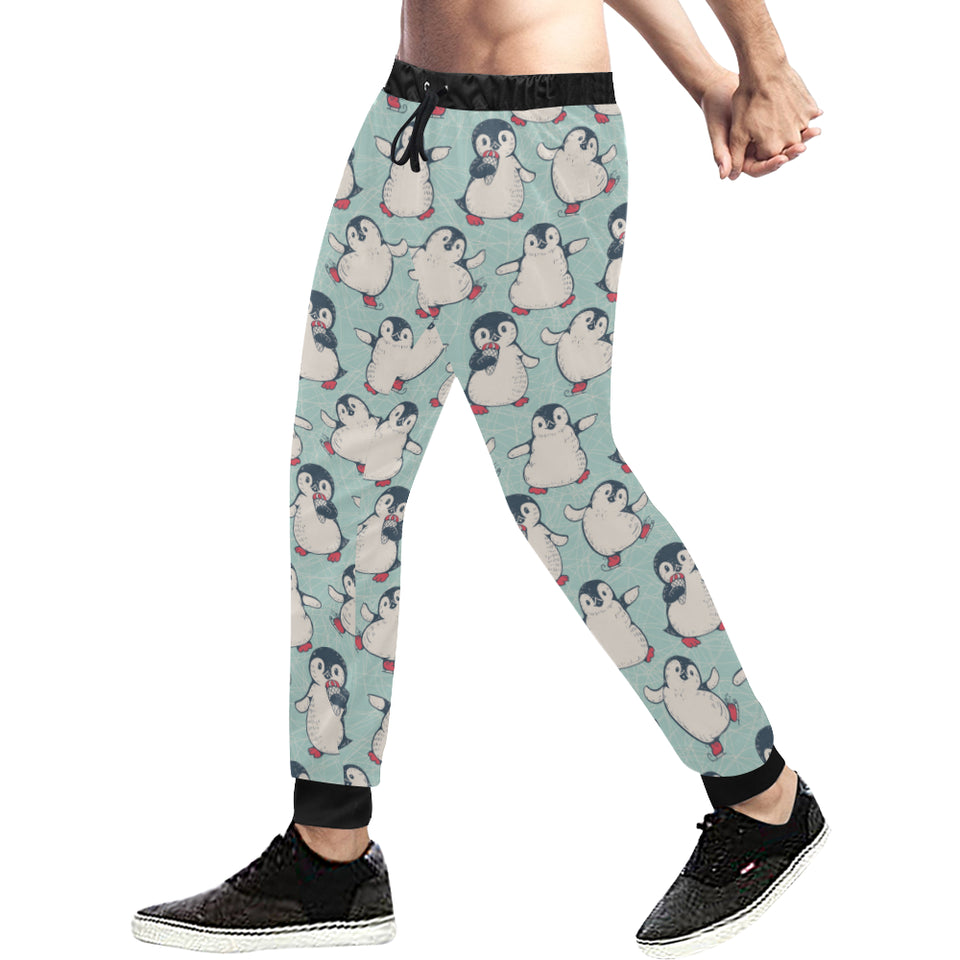Cute Penguin pattern Unisex Casual Sweatpants