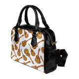 Paint Guitar Pattern Shoulder Handbag