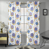 Snail Pattern Print Design 05 Gauze Curtain