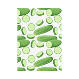 cucumber whole slices pattern House Flag Garden Flag