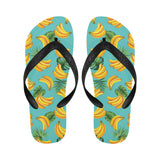 Banana Palm Leaves pattern background Unisex Flip Flops