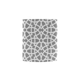 arabic gray pattern Morphing Mug Heat Changing Mug
