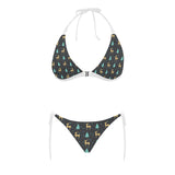 Deers star tree pattern Sexy Bikinis Two-Piece Swimsuits
