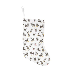 Chihuahua dog pattern Christmas Stocking