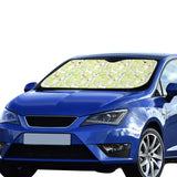 Tennis Pattern Print Design 01 Car Sun Shade