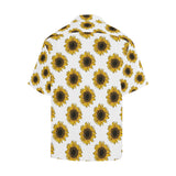 sunflowers design pattern Men's All Over Print Hawaiian Shirt