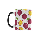 Passion fruit design pattern Morphing Mug Heat Changing Mug