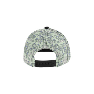 hand drawn blueberry pattern All Over Print Snapback Cap