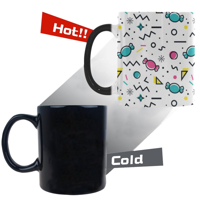 Candy design pattern Morphing Mug Heat Changing Mug