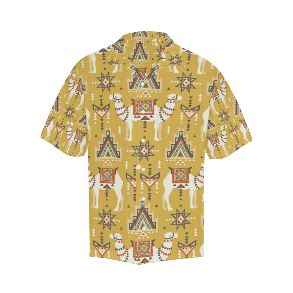 Camels ethnic motif pattern Men's All Over Print Hawaiian Shirt