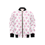 Pig Pattern Print Design 03 Kids' Boys' Girls' Bomber Jacket