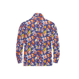 Goldfish Pattern Print Design 04 Men's Long Sleeve Polo Shirt