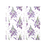lavender flower design pattern Gauze Curtain