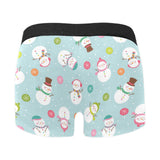 Cute snowman snowflake pattern Men's All Over Print Boxer Briefs Men's Underwear