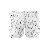 Music Notes Pattern Print Design 04 Men's Swimming Trunks