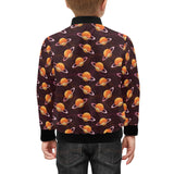 Hamburger Pattern Print Design 05 Kids' Boys' Girls' Bomber Jacket