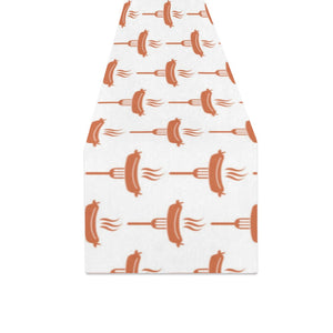 Sausage Pattern Print Design 05 Table Runner
